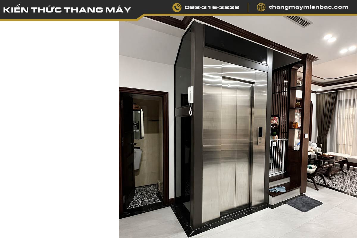 Thang máy fuji nhà 5 tầng giá bao nhiêu