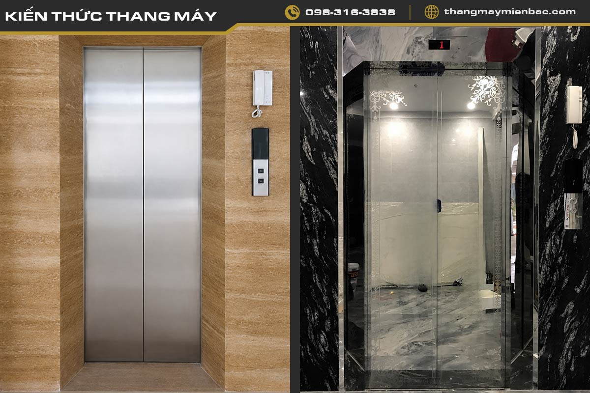 Khung bao bản rộng và bản hẹp thang máy nên chọn loại nào