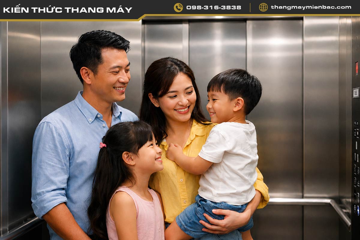 Tải trọng thang máy gia đình chọn sao cho phù hợp nhất
